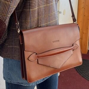 Dooney & Bourke Alto ITALIA, Large Cecelia Crossbody Bag, Saddle